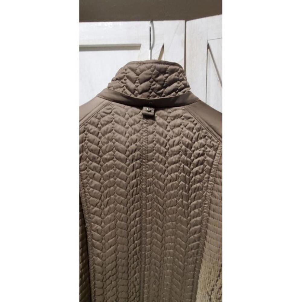 Dawn Levy Quilted Taupe Utility Jacket - Picture 8 of 9